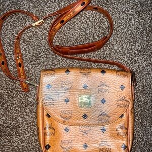 MCM Tan Crossbody Bag